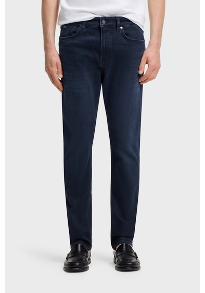 Boss Pamuk Karışımlı Slim Fit Normal Bel Jeans Erkek Kot Pantolon 50566914 403 Lacivert Boss Pamuk Karışımlı Slim Fit Normal Bel Jeans Erkek Kot Pantolon 50566914 403 Lacivert