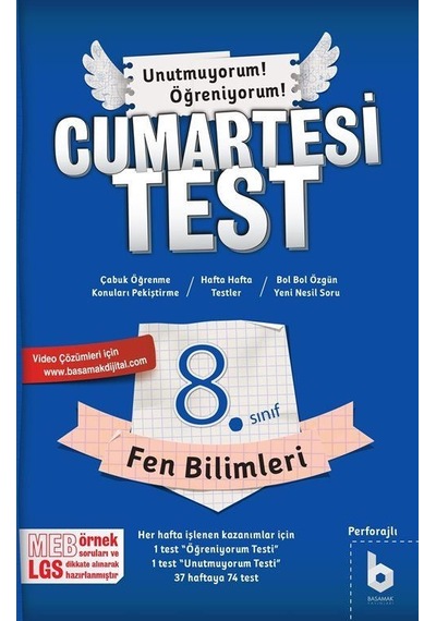 8. Sınıf CumartesiTest Fen Bilimleri / Kolektif