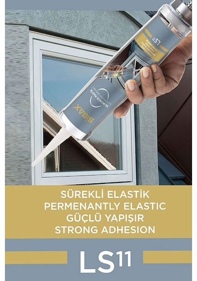 Ls46 Genel Amaçlı Beyaz Silikonize Mastik Silikon 450 Gr