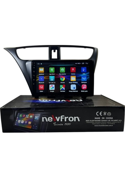 Honda Civic 2012-2017 Newfron 6-64 Tam Profesyonel Oem Multimedia 9"