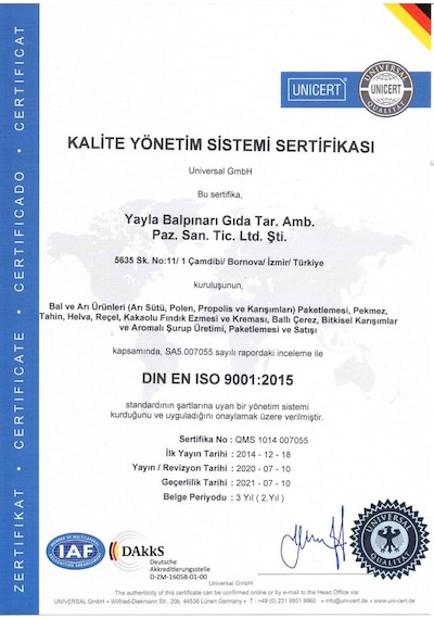 Süzme Çam Balı 5 Kg