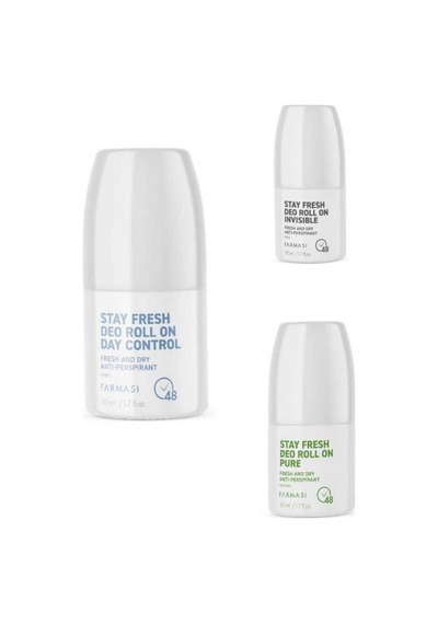 Stay Fresh Deo Roll On Day Control 50 Ml &ınvisible Roll On 50 Ml&pure Roll On 50ml 2 Erkek 1 Bayan