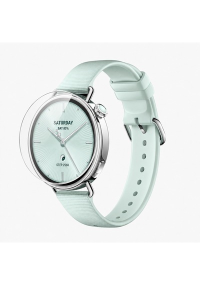 Mi Watch S4 41mm Uyumlu Kolay Takılabilir Takma Aparatlı Temperli Cam Ekran Koruyucu