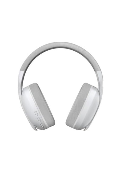 Aula S6 3 Modlu Kablosuz 3.5mm Kablolu Ve Bluetooth 5.3 Mikrofonlu Gaming Oyuncu Kulaklığı Beyaz Ultra Hafif Hafızalı Sünger 40mm Sürücülü Gürültü Önleyici