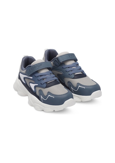Slazenger PARIS Çocuk Cırt Cırtlı Mavi Sneaker