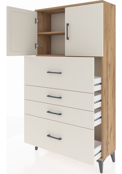 Arges Dolap 2 Raflı 4 Çekmeceli 2 Kapaklı 88x30x163 Çam-aytaşı Çam Arges Dolap 2 Raflı 4 Çekmeceli 2 Kapaklı 88x30x163 Çam-aytaşı Çam