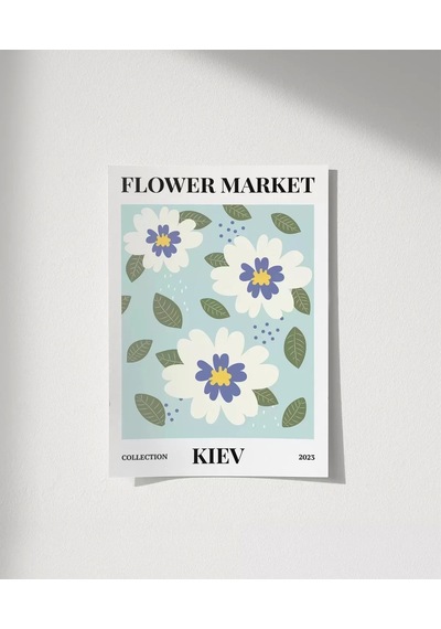 Çerçevesiz Poster Doğanın Kiev'deki Zarafeti