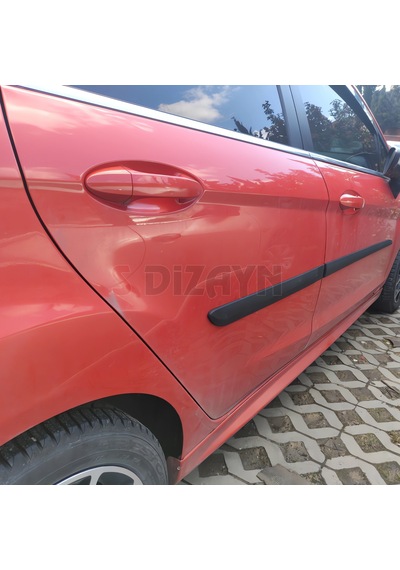 S-dizayn Ford Fiesta Abs Plastik Yan Kapı Çıtası 2009-2017 A+ Kalite