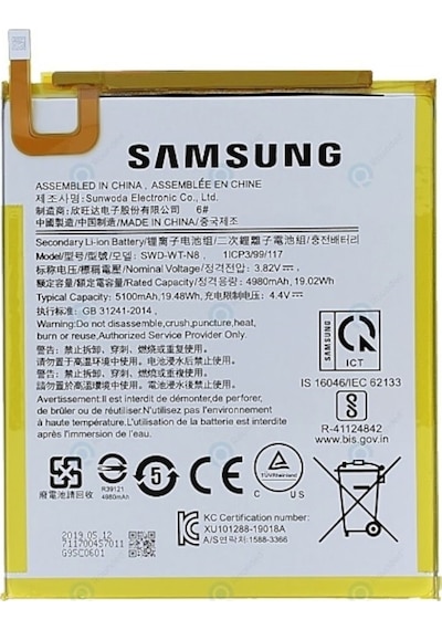 Samsung Uyumlu Galaxy Tab A 8.0 Sm-T290 T295 T297 Tablet Batarya Pil