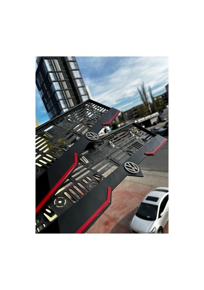 Volkswagen Uyumlu Logolu Lip Model Pleksi Plakalık - 784761948