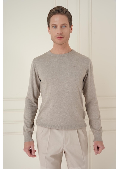 Efor Tr 875 Slim Fit Taş Klasik Triko Taş