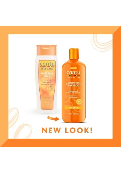 Cantu Shea Yağı Doğal Saçlar İçin Sülfat İçermeyen Temizleyici Krem Şampuan 400 ML