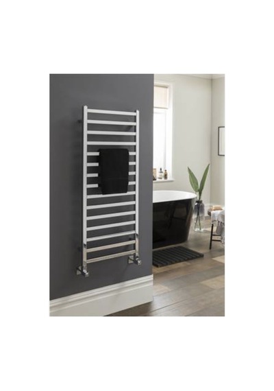Elektrikli 500x1100 Dekoratif Resistanslı Krom Havlupan