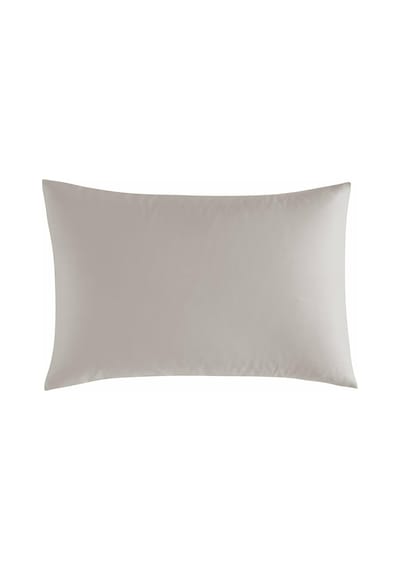 Linens Mix&match Pamuk Saten 2'li Standart Yastık Kılıfı Seti Taş Açık Dore