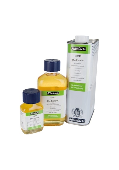 Schmincke : Medium W Yağlı Boyayı Su Bazlıya Çevirme Medyumu : 1000 Ml