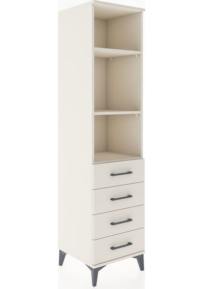 Hyperion Dolap 3 Raflı 4 Çekmeceli 44x44x182 Aytaşı-aytaşı Aytaşı
