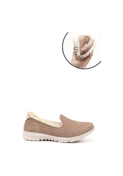 Gönderi(R) Gönderi R Bej Triko Memory Foam Tabanlıklı Comfort Sneaker Bej