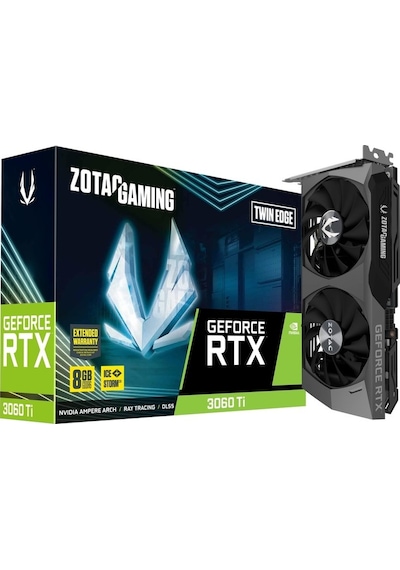 Zotac NVIDIA GeForce RTX 3060 Ti Twin Edge ZT-A30610E-10MLHR 8 GB GDDR6 256 Bit Ekran Kartı