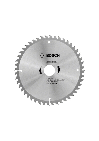 Bosch Optiline Eco 190x30 mm 48 Diş Daire Testere Bıçağı - 10'lu - 2608644614