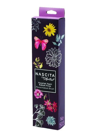 Nascita Artist Serie Yuvarlak Yapılı Kabuki Fırçası - 503