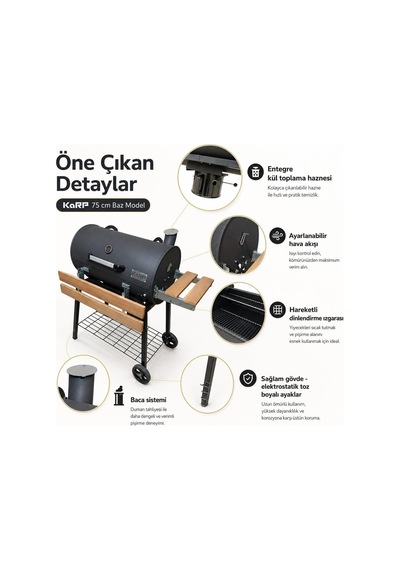 Karp 75 Baz Model Bbq Mangal Diğer