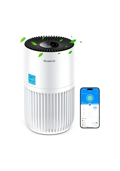 Mini Yatak Odası Hava Temizleyici,alexa Uygulama Kontrolü İle Hepa Filtreli