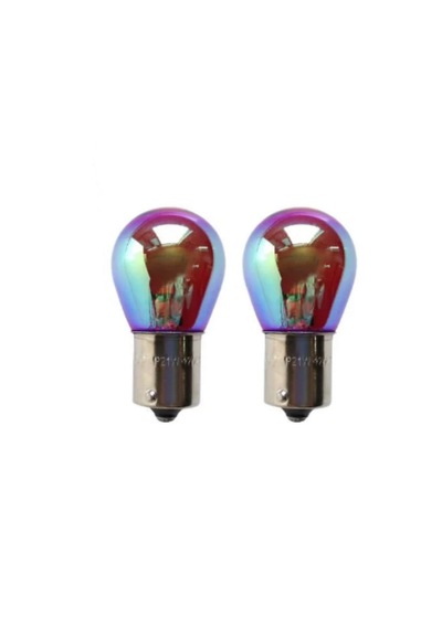 2 Adet 12v P21w 93 Tek Duy Düz Tırnak Amber Diadem Chrome Ampul Ba15s