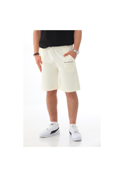 Penyebizden Erkek Regular Fit Normal Kesim %100 Pamuklu Şort-ekru