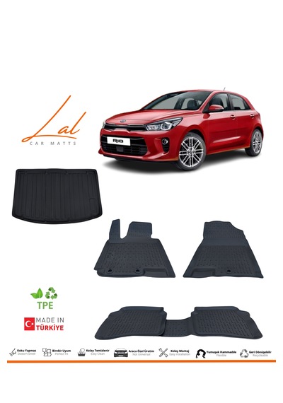 Kia Rio 3d Havuzlu Paspas Bagaj Havuzu Seti 2017+