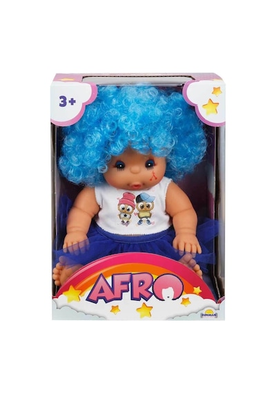 20040 Afro Kıvırcık Saçlı Bebek 23 Cm -sunman - Izbp-889766 1 Adet