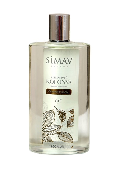 Simav Synaus Kestane Özlü ve Termal Sulu Kolonya 2'li Set 900 ML + Cam 200 ML