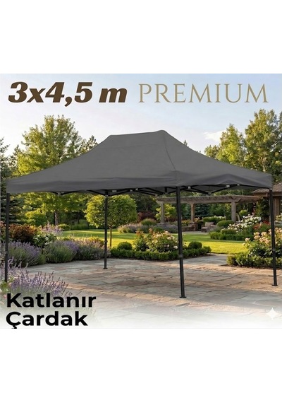 Missidea 3 4,5 Premium Makaslı Katlanır Çardak Antrasit