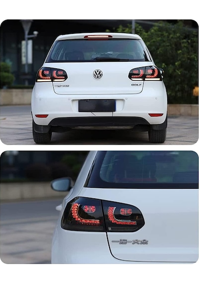 Volkswagen Golf 6 Mk6 R20 Led Stop 2009-2012 Dark Smoke