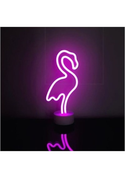 Mobgift Flamingo Neon Led Işık Neon Lamba Neon Led Gece Lamba Mas