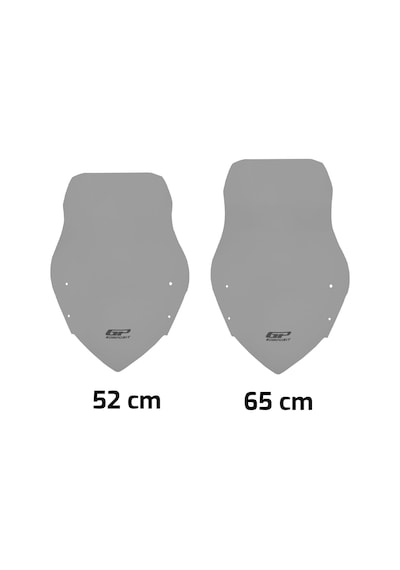 Gp Kompozit Honda Cb125f 2025 Uyumlu Ön Cam Füme 52 Cm