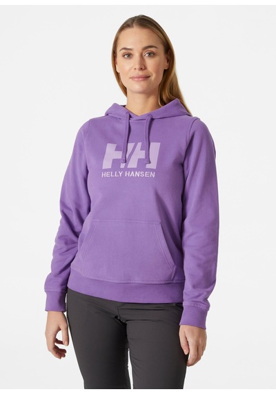Helly Hansen W Logo Hoodıe Kapişonlu Mor