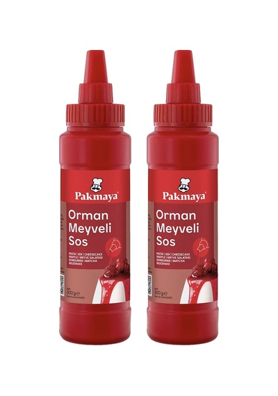 Pakmaya Sıvı Tatlı-pasta-dondurma Sosu 300 Ml Orman Meyveli 2 Li