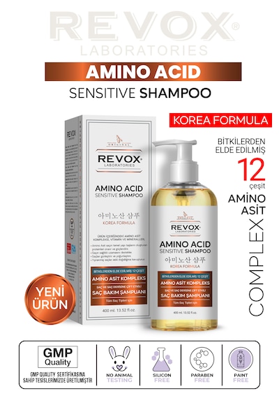 Amino Asit Saç Bakım Onarıcı, Nemlendirici, Dökülme Karşıtı Set / Şampuan & Keratin Saç Bakım Sütü Dökülen