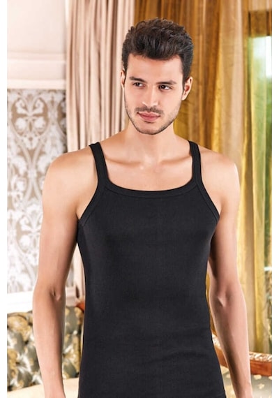Berrak 1044 Erkek Atlet Ince Askılı Kaşkorse 3'Lü Paket