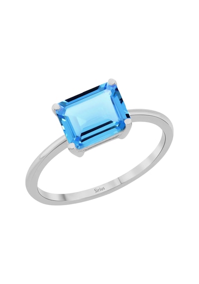 Sirius Oktagon Kesim Mavi Topaz Taşlı Nerissa Yüzük 0802r0053