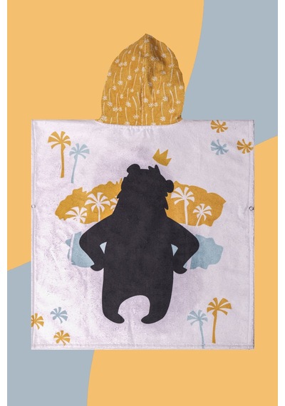 Cool Bear Çocuk Panço Plaj Havlusu 3-4 Yaş