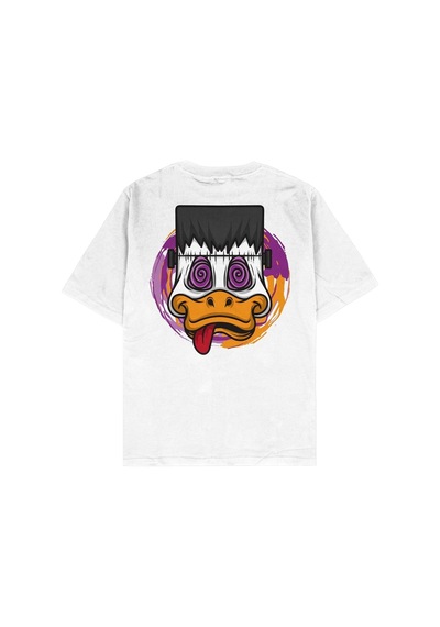 Startmore Adrift Get High Beyaz Oversize Unisex T-shirt Beyaz