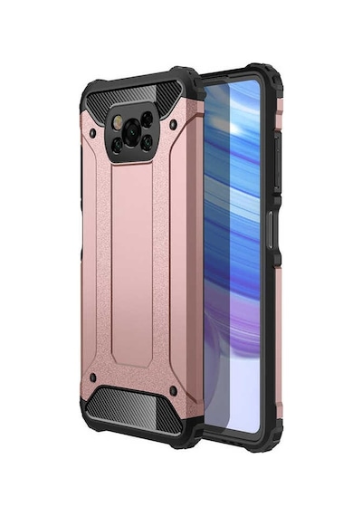 Noktaks - Xiaomi Uyumlu Xiaomi Poco X3 / Poco X3 Nfc / Poco X3 Pro - Kılıf Çift Katman Zırh Tank Crash Military Kapak - Rose Gold Noktaks - Xiaomi Uyumlu Xiaomi Poco X3 / Poco X3 Nfc / Poco X3 Pro - Kılıf Çift Katman Zırh Tank Crash Military Kapak - Rose Gold