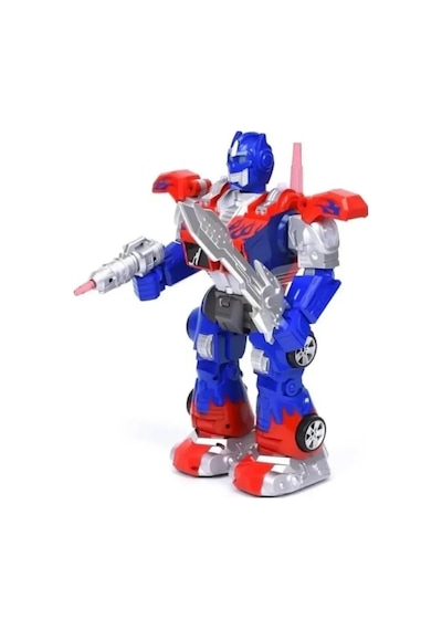 Toycraft 40 Cm Uzaktan Kumandalı Pilli Işıklı Ve Sesli Robot Sarı
