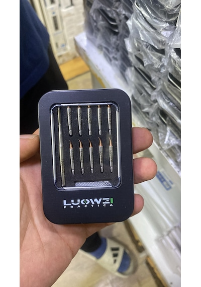 Luoweı Eğri Havya Ucu Seti Hassas Lehimleme İçin Yedek Uç Takımı