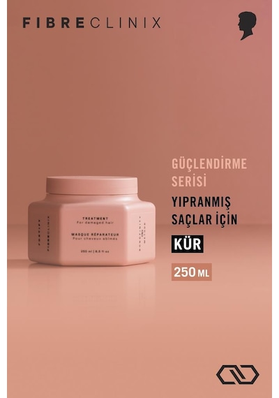 Fibre Clinix Yıpranmış Saçlar İçin Güçlendirici Kür 250ml Aşırı İşlem Görmüş Saçlar