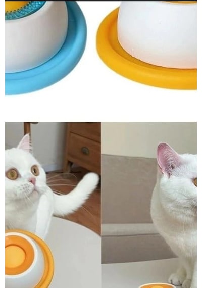 Dönen Toplu 15 Cm Yavaş Yeme Kabı - Sıvı Mama Ve Ödül İçin, Kedi Köpek Aksesuarı Bx-313492