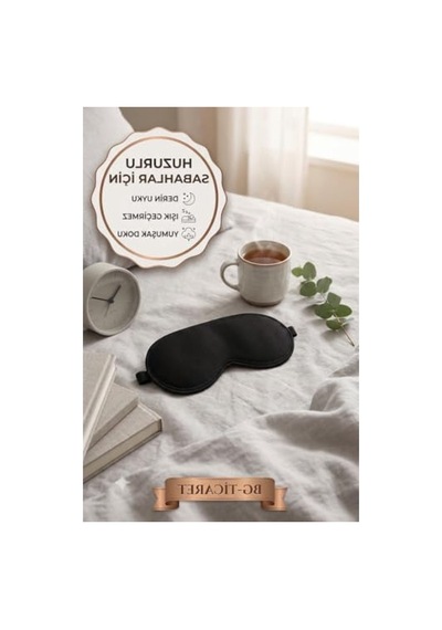 Işık Geçirmez Uyku Maskesi, Seyahat Ve Meditasyon İçin İki Adet