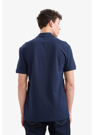 DeFacto %100 Pamuk Regular Fit Polo Yaka Bloklu Kısa Kollu Tişört D7940AX25SPNV135