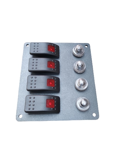 Tekne Ve Karavan Otomatik Sigorta Paneli. 4'Lü